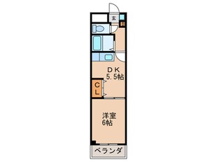 クイーンシンフォニー今池の物件間取画像